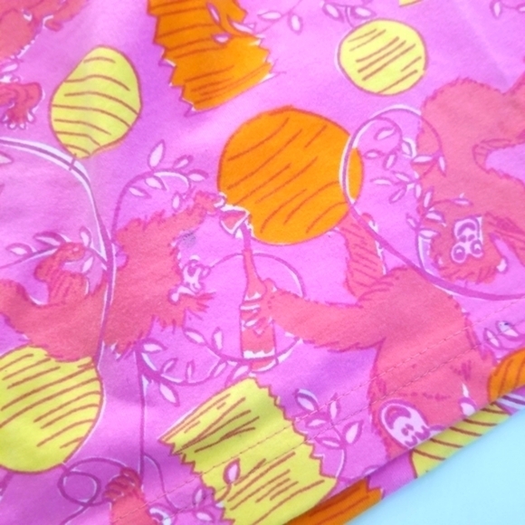 LILLY PULITZER Vintage Strawberry Monke Mini Skirt - Picture 9 of 9